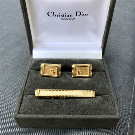 dior cufflinks|christian Dior monsieur tie.